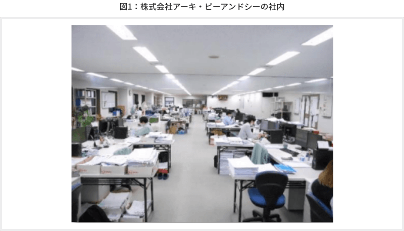 図1　株式会社アーキ・ピーアンドシーの社内